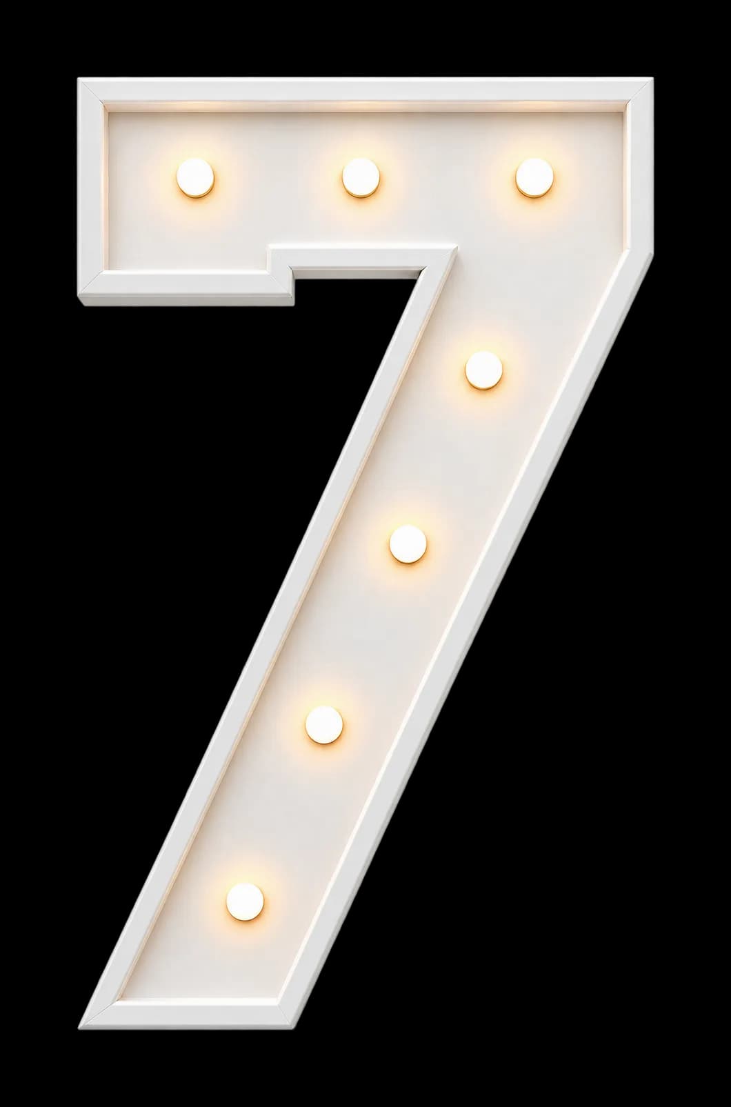 Pieza iluminada: Número 7